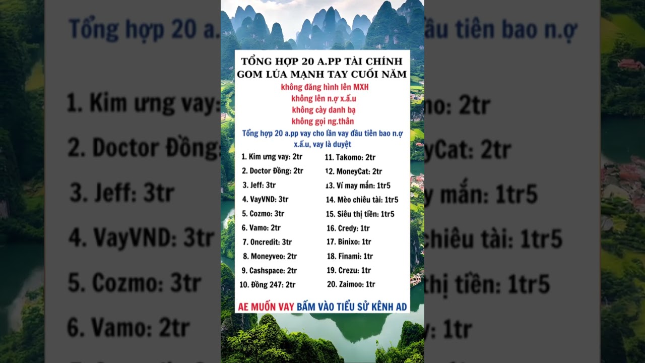 Phạm vi hỗ trợ vay tiền online tại các huyện của Lạng Sơn